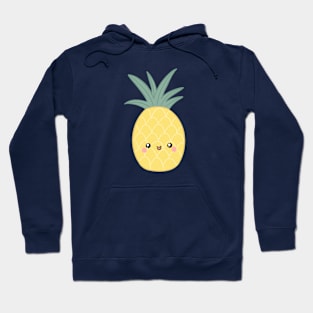 Kawaii pineapple for the fun summer time Hoodie